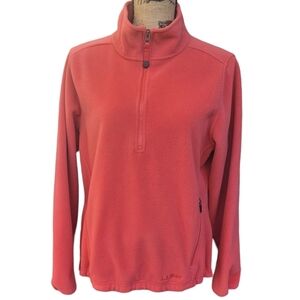 L.L. Bean Fleece 1/2 Zip Pullover Size M